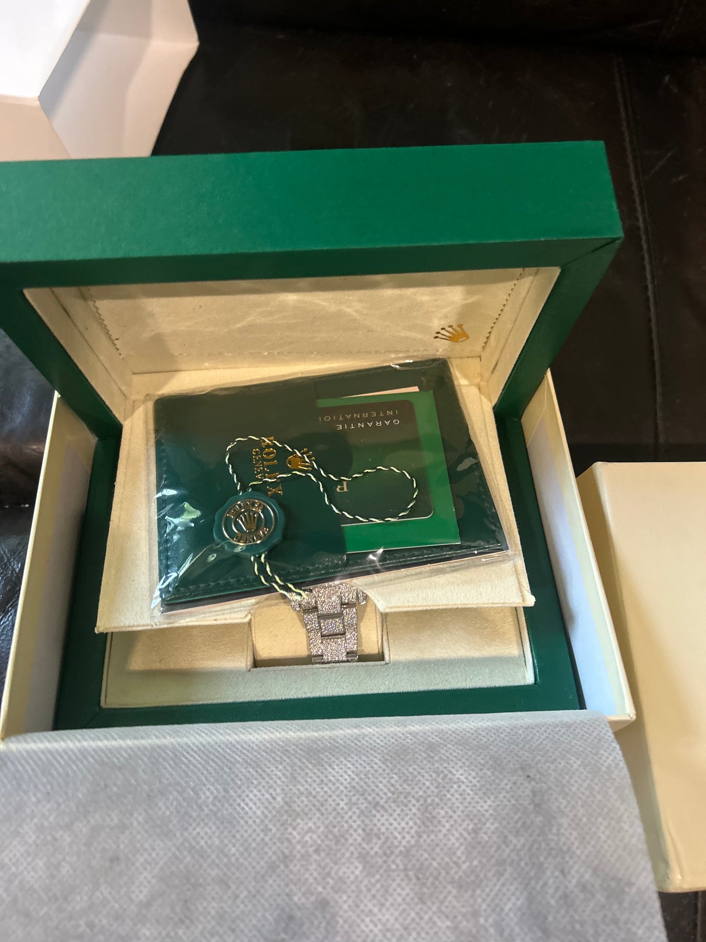 Vvs1  Moissanite Rolex Watch